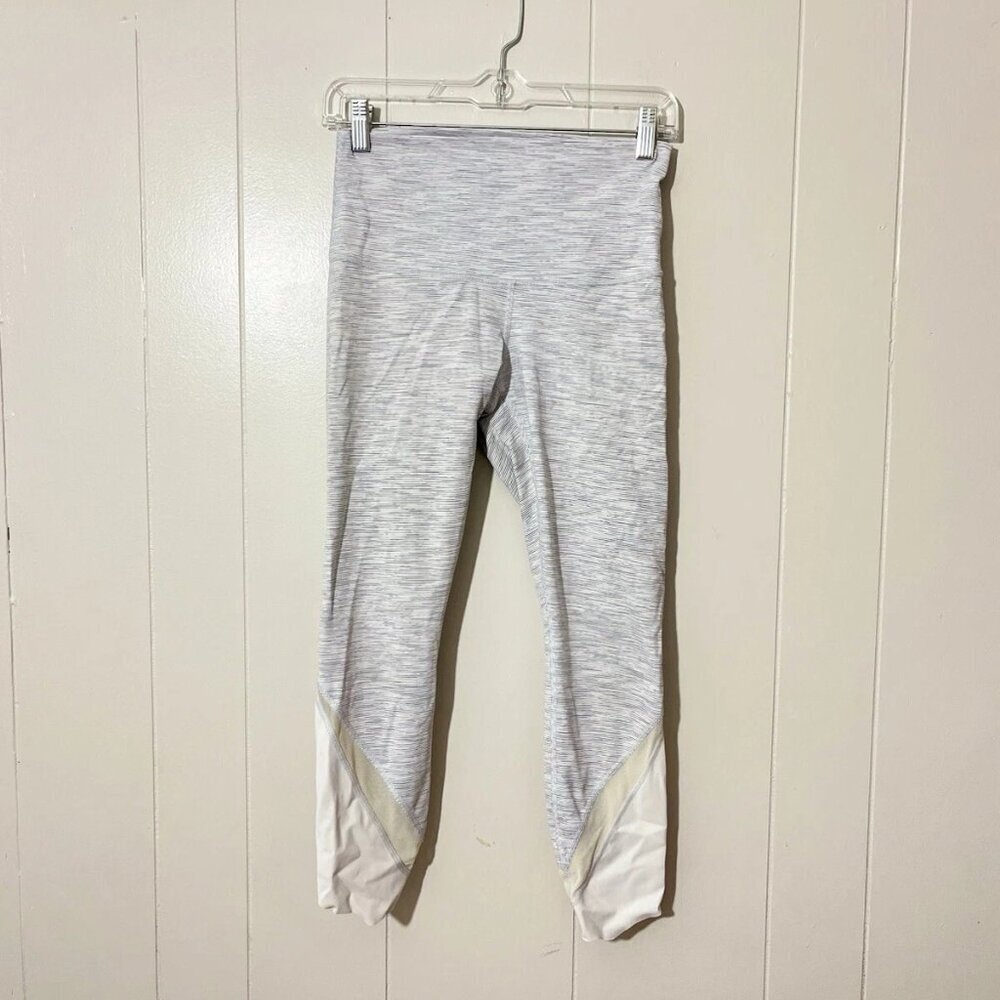 Lululemon Women’s Leggings Wunder Under Gray Crop II